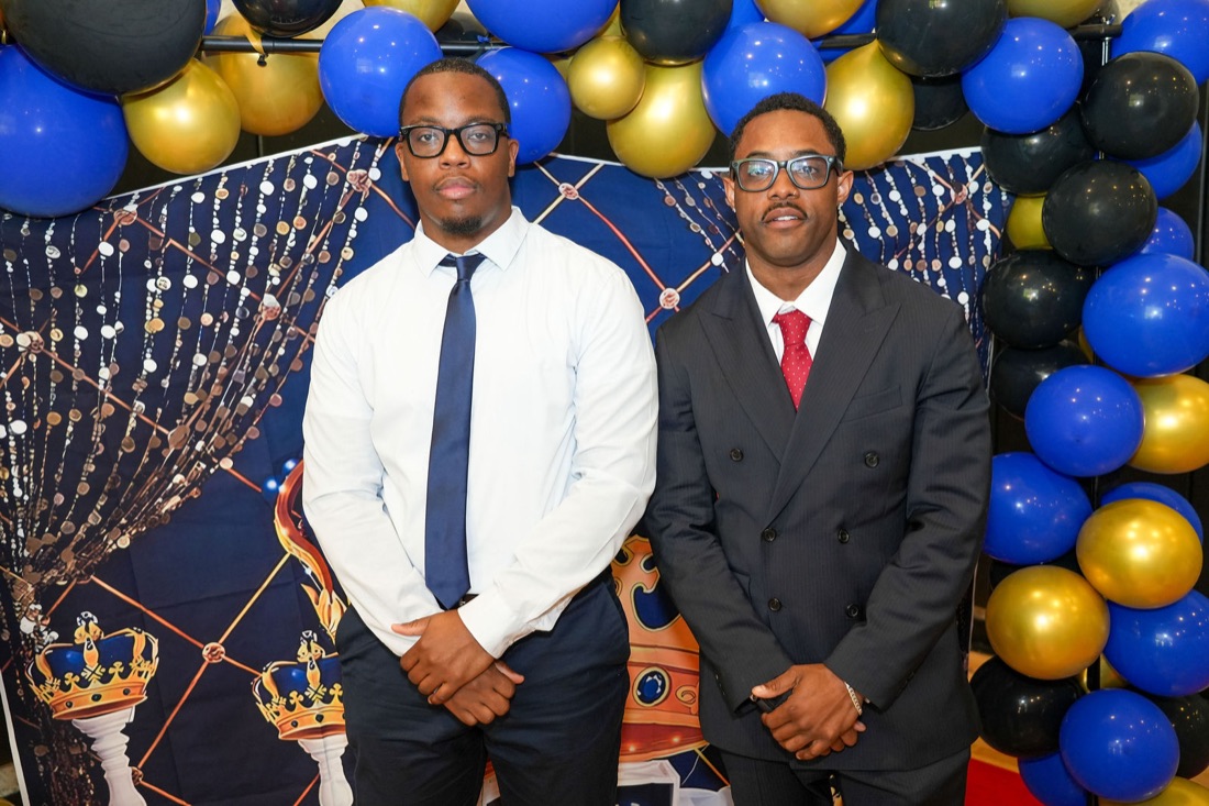 A proud moment after the Brotherhood induction.