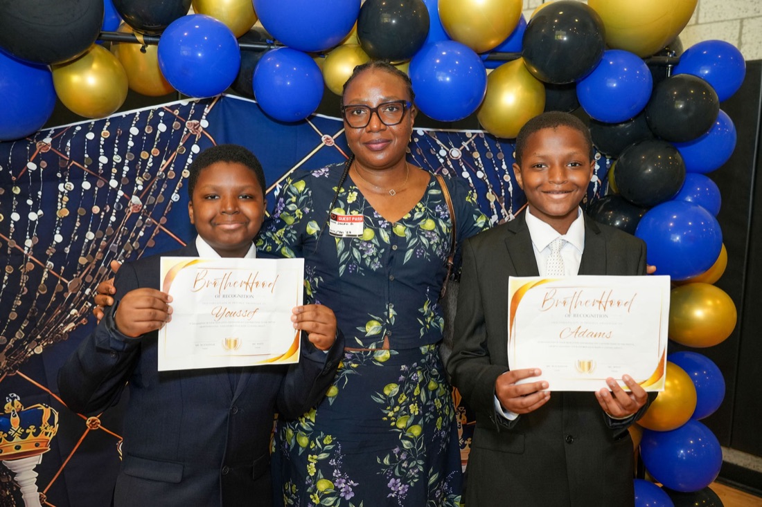 A closing moment from the induction ceremony.