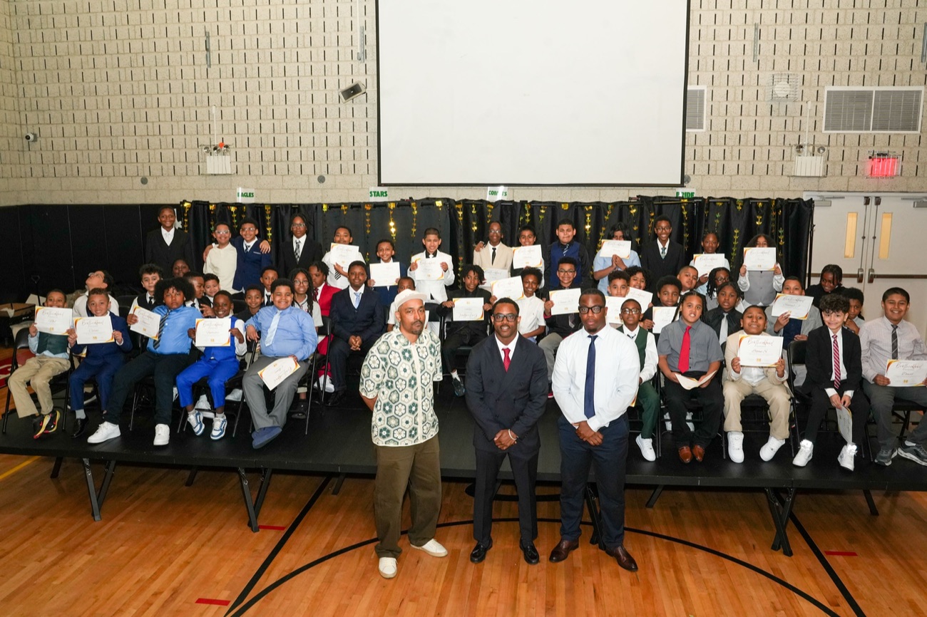 The inaugural Brotherhood class together at the induction ceremony.
